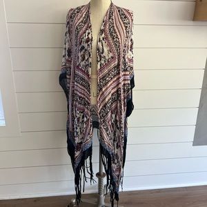 ⚡️RIVIERA BORDER PRINT KIMONO